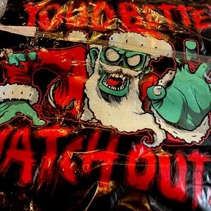 Zombie Santa Exclusive T-Shirt Women’s XXL Brand New 100% Cotton